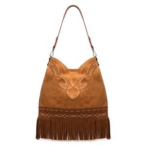 1168 Fringe Hobo Bags Soft Designer Top Handle Shoulder Bag MW1341-918BR